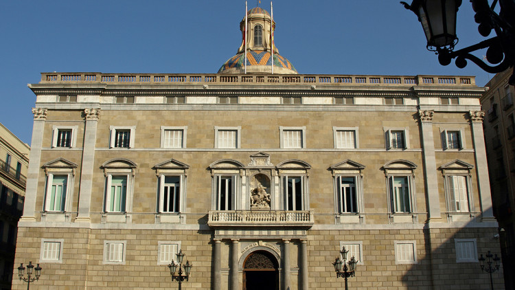 Façana del Palau de la Generalitat