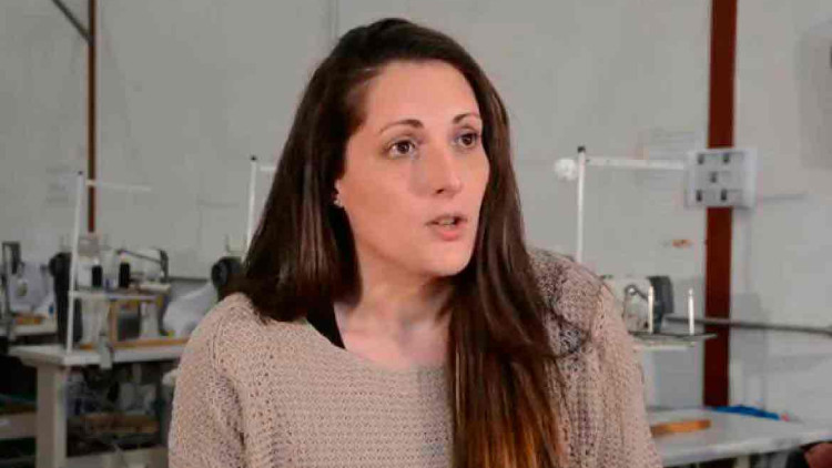La diputada, Marian Campello, en una imatge d'un vídeo promocional de Compromís