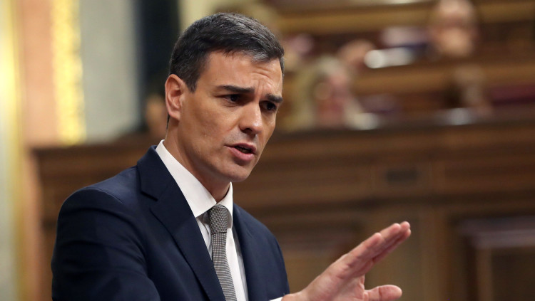Pedro Sánchez al Congrés. Efe