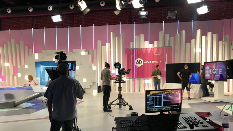 Imatge del programa pilot 'À Punt Directe', el magazín de la nova cadena pública valenciana| À Punt
