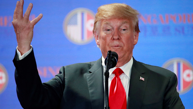 Donald Trump a Singapur. Efe