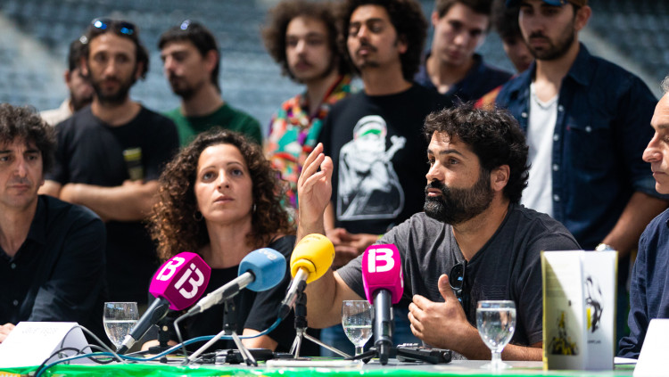 Presentació a Palma dels tres dies de cultura per la llibertat d'expressió. Tomàs Moyà