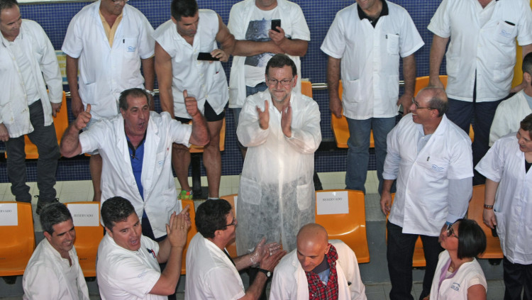 Mariano Rajoy a Santa Pola. Efe