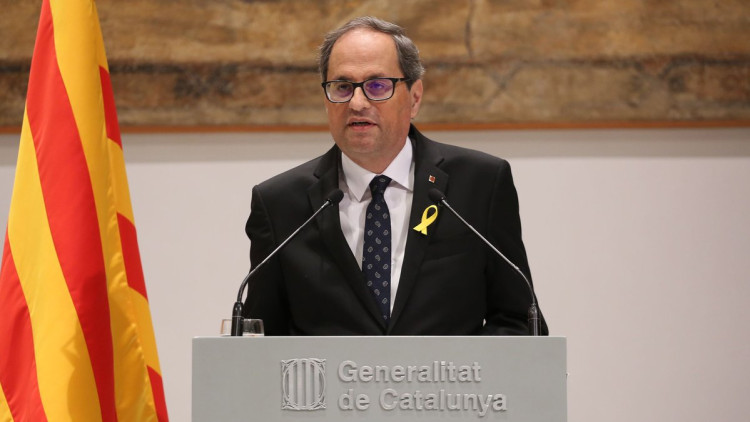Quim Torra. Generalitat de Catalunya / Jordi Bedmar