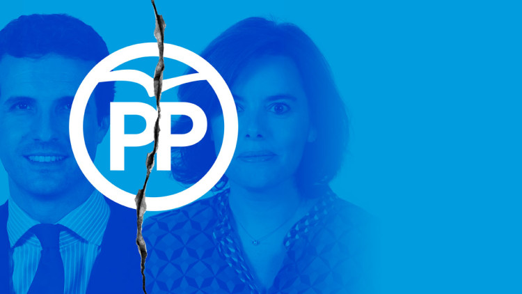 Pablo Casado i Soraya Sáenz de Santamaría. Antoni Payà