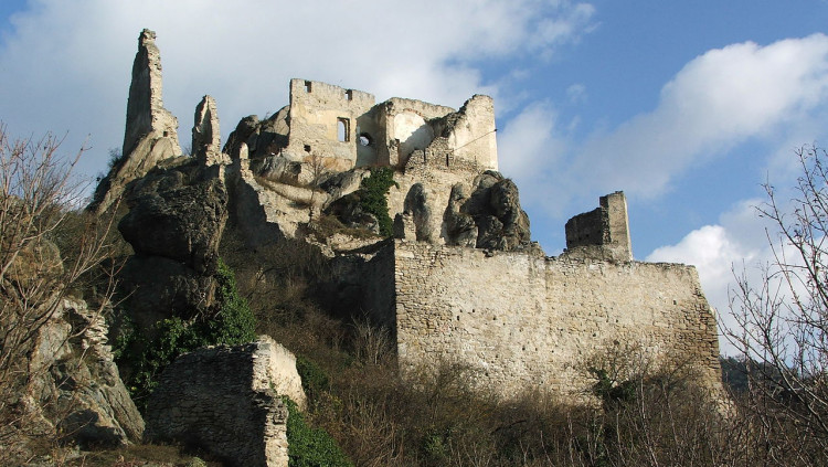 Castell de Dürnstein, actual Àustria, on Ricard Cor de Lleó va estar empresonat