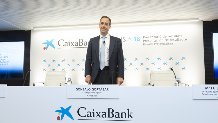 El conseller delegat de CaixaBank, Gonzalo Górtazar