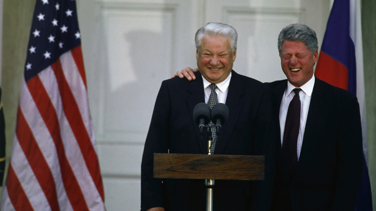 Bill Clinton i Boris Ieltsin