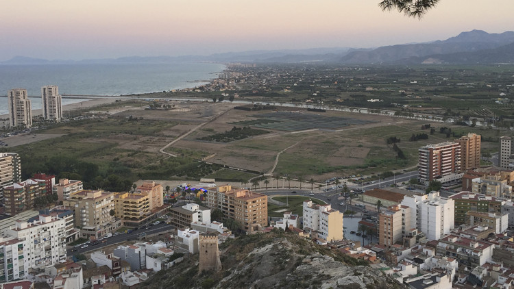 Imatge de Cullera (Ribera Baixa), on diverses promotors volen impulsar un projecte urbanístic al qual s'oposa el Consell| EL TEMPS