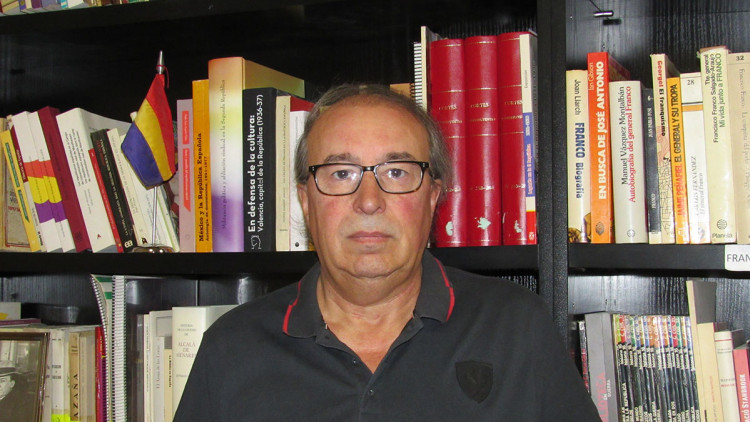 Isabelo Herreros, president de l'Associació Manuel Azaña