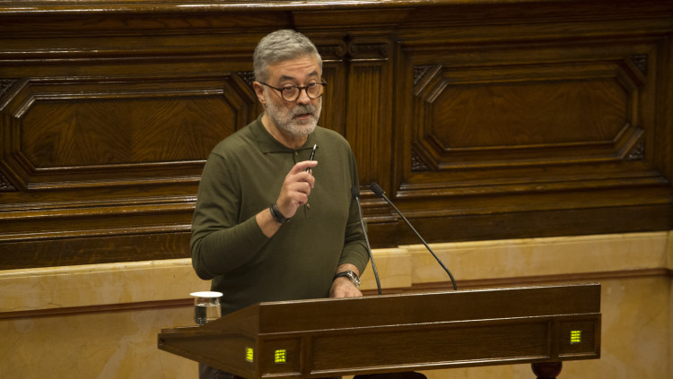 Carles Riera al Parlament. Parlament de Catalunya