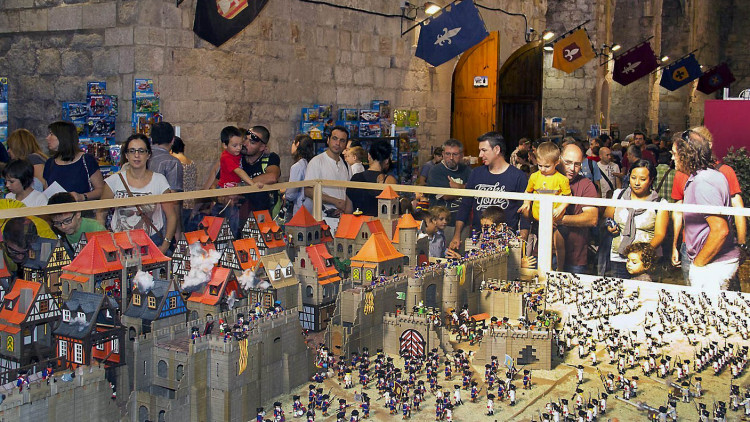 Una imatge de Clickània, el Festival de Playmobil de Montblanc. Turisme de Montblanc
