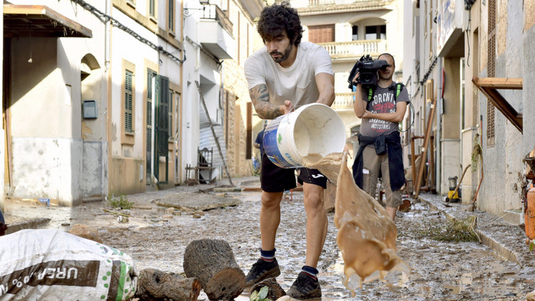 Imatge posterior a la inundació de Sant Llorenç de Cardessar, a Mallorca. Efe