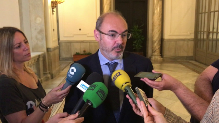 El portaveu del PP a l'Ajuntament de València, Eusebio Monzó