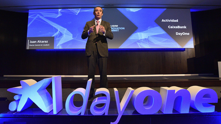 Juan Alcaraz, director general de CaixaBank, va intervenir en la primera jornada DayOne Innovation Summit.. CaixaBank