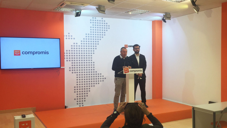 Els diputats de Compromís al Congrés Joan Baldoví i Ignasi Candela| Compromís