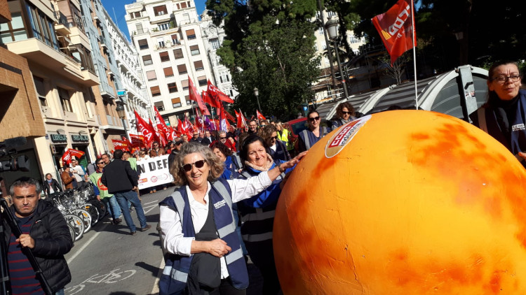 Manifestació de collidors aquest dimecres a València