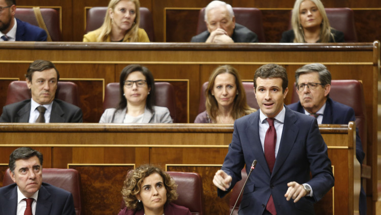 Pablo Casado intervé al Congrés. Congrés dels Diputats