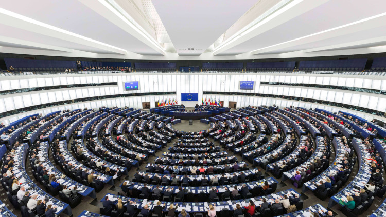 Imatge de l'hemicicle del Parlament Europeu