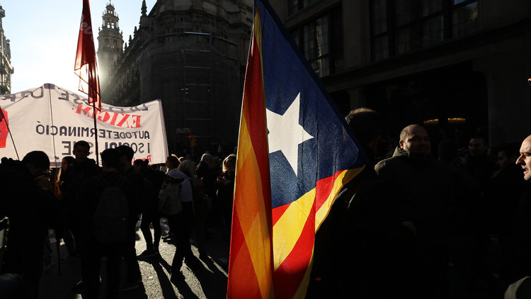 Imatge de la manifestació del 21D. Jordi Play