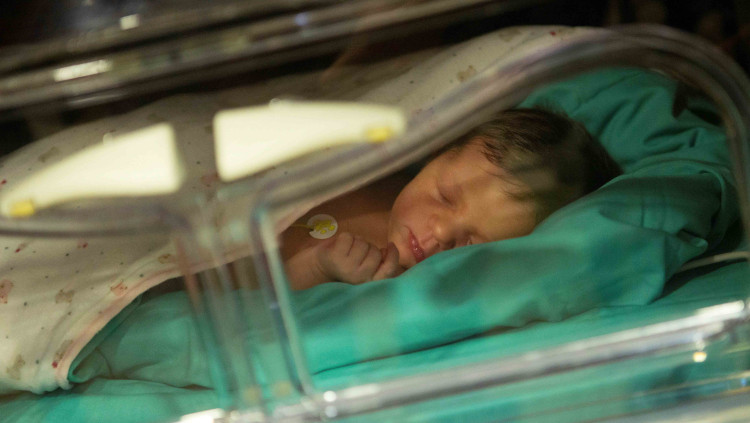 Emma, primera xiqueta nascuda a Catalunya aquest 2019. EFE