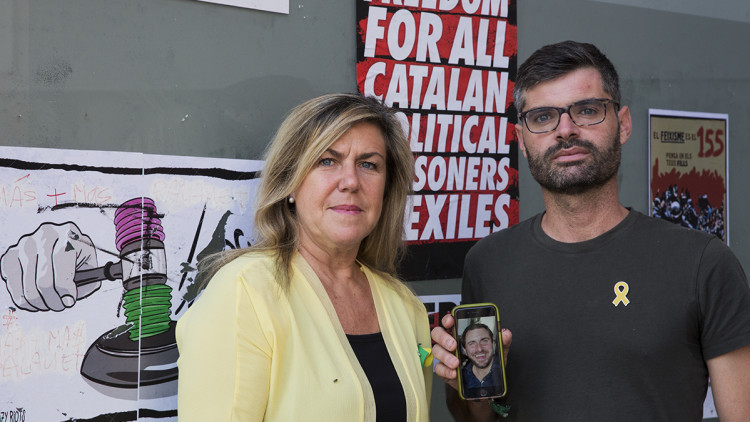 Betona Comín i Sergi Corbera, germana i parella de Toni Comín. Ariana Nalda