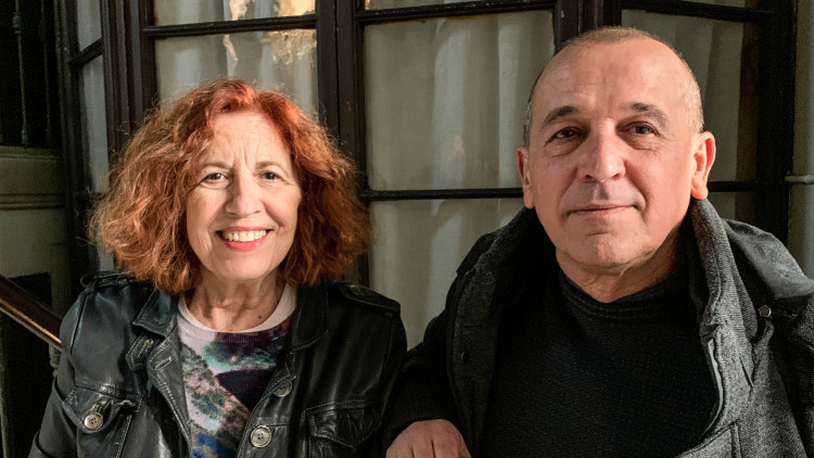 Teresa Pascual i Víctor Labrado, els guardonats amb els Premis de Gandia. Esteve Plantada