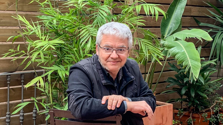 Màrius Serra, en la presentació de la reedició de 'Quiet'. Esteve Plantada
