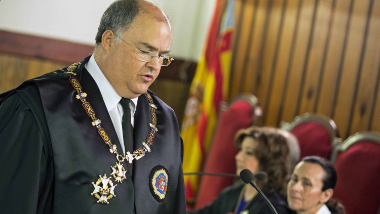 Fernando de Rosa, president de l'Audiència Provincial de València| EFE