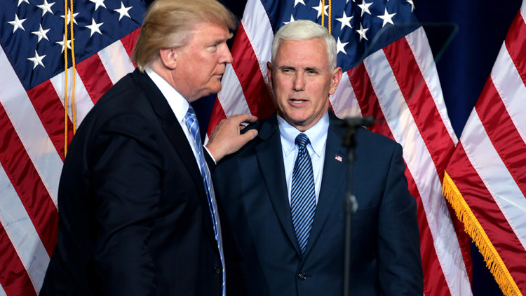 Donald Trump amb Mike Pence