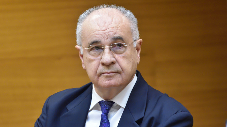 L'exconseller Rafael Blasco a les Corts Valencianes durant la seua intervenció a la comissió d'investigació del 'cas Taula'| Corts Valencianes