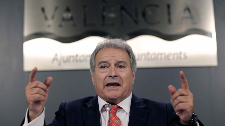 Alfonso Rus, ex-alcade de Xàtiva, ex-president de la Diputació Valenciana i imputat al 'cas Taula'.. EFE