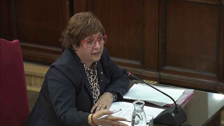 Dolors Bassa declara al Tribunal Suprem. Efe