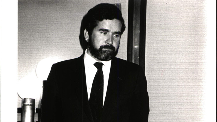 Joan Lerma el 1987. Domènec Umbert / Arxiu El Temps