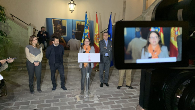 La vicepresidenta de la Generalitat Valenciana, Mónica Oltra