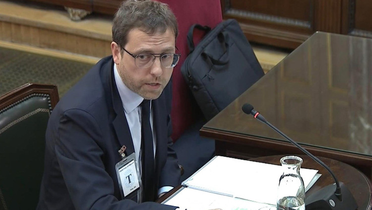 Albert Royo, exsecretari general del Diplocat, declara al Suprem. Efe