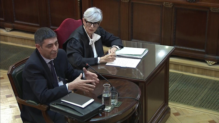 Josep Lluís Trapero declara al Suprem. Efe