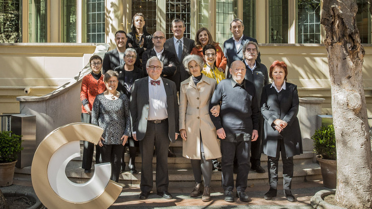 Foto de família dels Premis Nacionals de Cultura 2019. I.Ruano / CoNCA