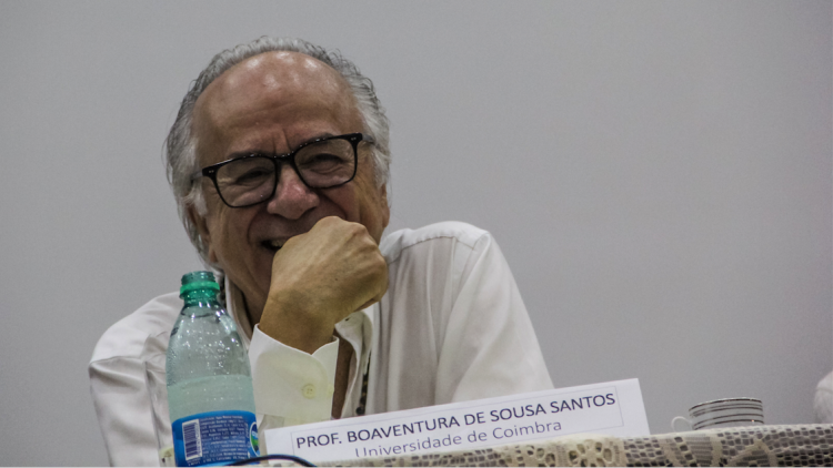 Boaventura de Sousa Santos. Mídia Ninja