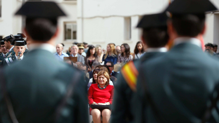 Isabel Bonig, en el dia de la Guàrdia Civil celebrat a València en 2015.. EFE