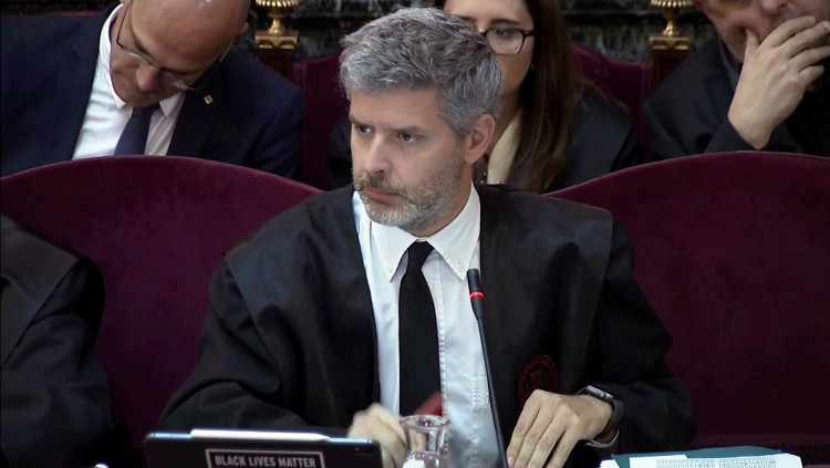 L'advocat Andreu van den Eynde al Suprem. Efe