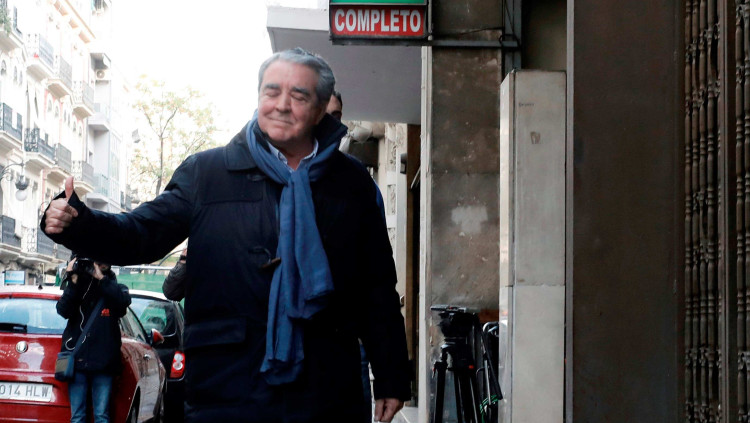 El lletrat José Maria Corbín, cunyat de Rita Barberá, durant el dia de la seua detenció| EFE