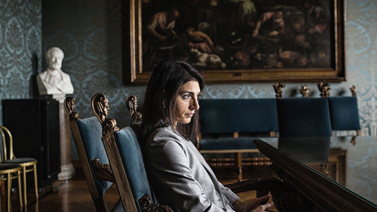 Virginia Raggi, alcaldessa de Roma. Der Spiegel