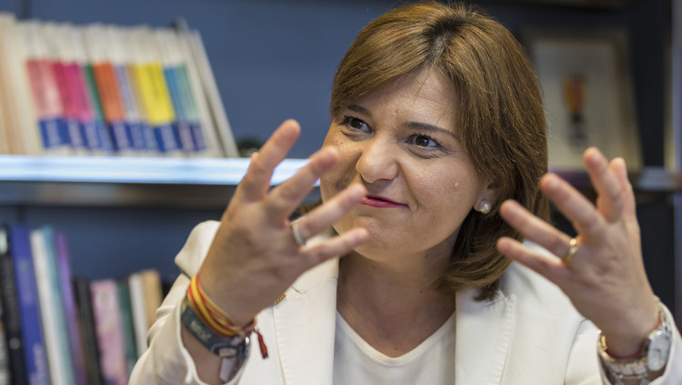 La presidenta del PPCV, Isabel Bonig, aspira a la presidència de la Generalitat després d'haver estat consellera i líder de l'oposició.. Miguel Lorenzo