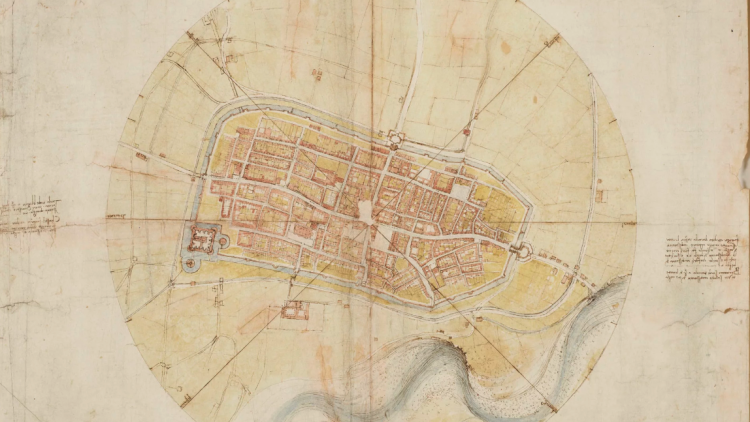 EL mapa d'Imola, fet per Leonardo per encàrrec de Cèsar Borja, va ser el primer plànol zenital modern