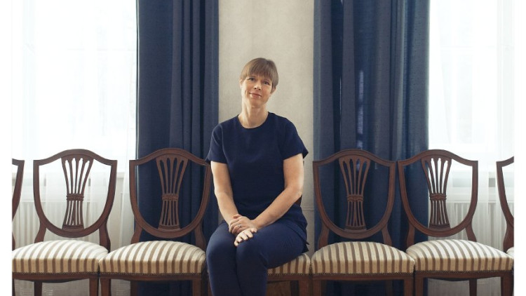 Kersti Kaljulaid, presidenta d'Estònia. Der Spiegel