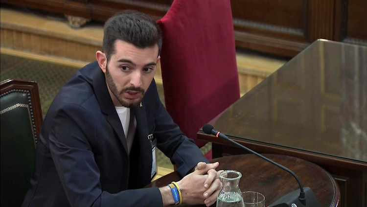 Joan Porras, àlies Joan Bona Nit, declara com a testimoni al Suprem. Efe