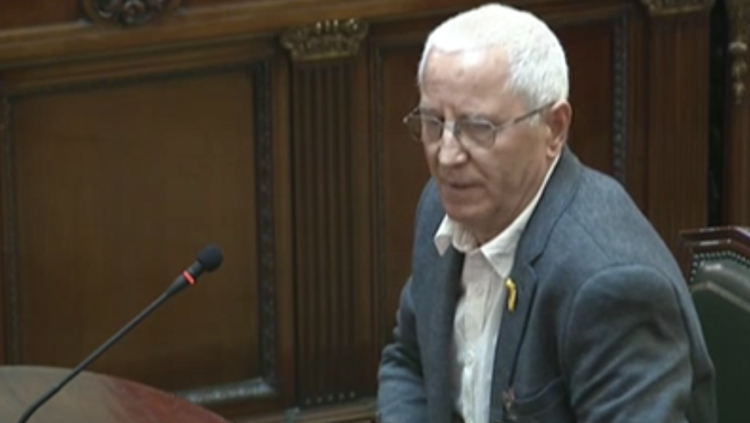 Nemesio Fuentes, policia nacional jubilat, va ser voluntari l'1-O en un col·legi electoral de Sant Joan de Vilatorrada