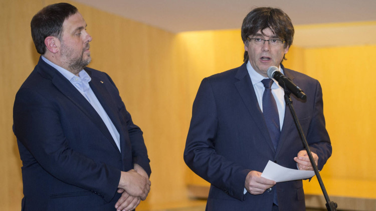Oriol Junqueras i Carles Puigdemont