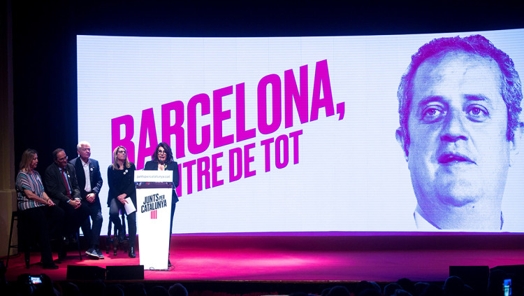 Presentació de la candidatura de Joaquim Forn a l'alcaldia de Barcelona. Efe